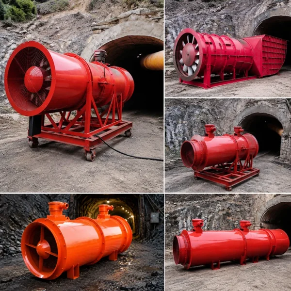 Flow Local Ventilation Fan, Axial, 22.2KW - view 2
