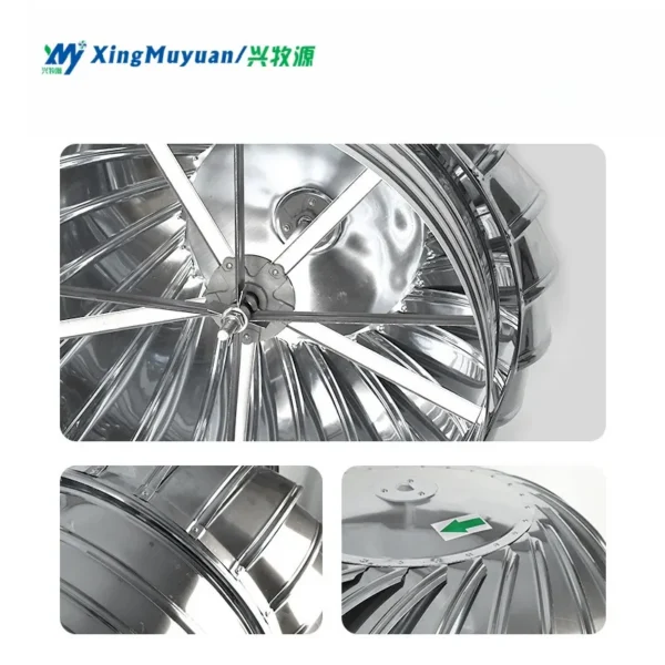 Flow Roof Ventilating Fan, Stainless, Steel, Axial - view 4