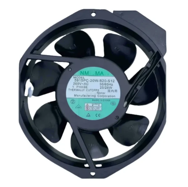 Flow Silent Cooling Fan, Axial, 172x150x38mm, 200V-220V, 28W - view 2