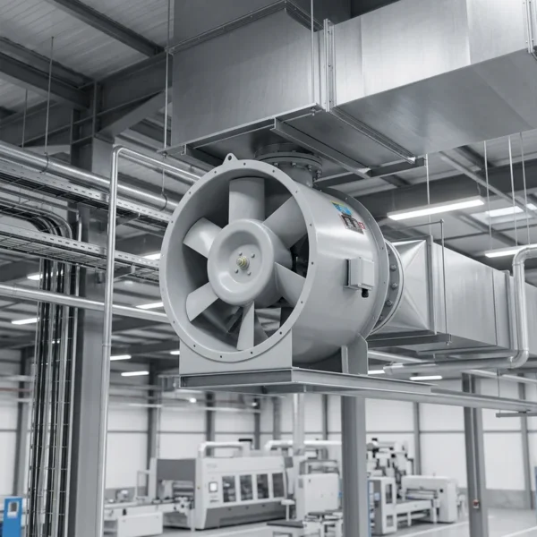 Flow Smoke Exhaust Fan, HTF-II, Axial, HTF-II-10a - view 3