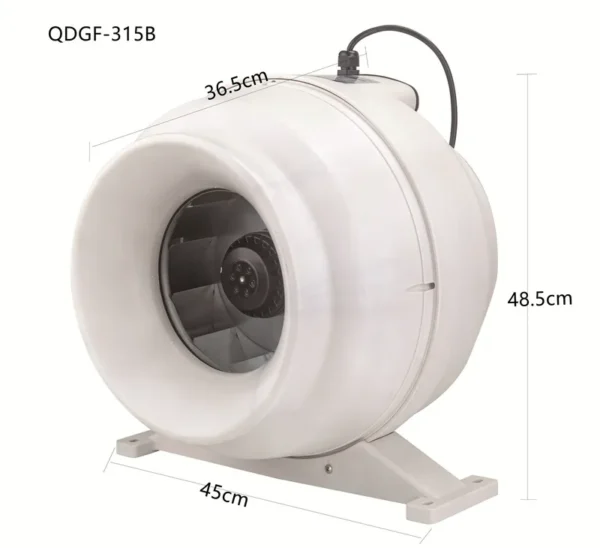 Flow Ventilation Air Extractor, 220 V, Plastic - view 6