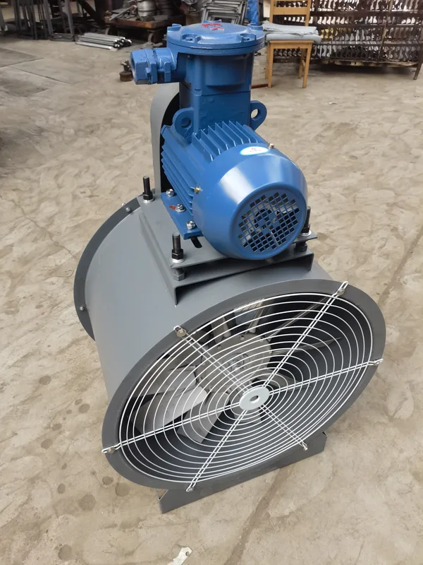 Flow Ventilation Exhaust Fan, 380V, Aluminum, Axial - view 3