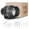 Fluid Duct Booster Fan, 4-12Inch, Axial - view 6