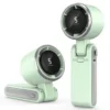 Foldable Mini Desk Fan, Portable, 180°, LED