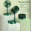 Folding Floor Standing Fan, USB, Portable - view 5