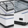 Food Display Island Freezer, 1100L, 220 V, Stainless Steel - view 4