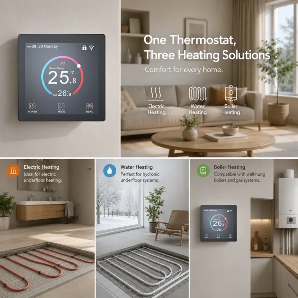 For Floor Heating Boiler, TFT, 230 V, 24VAC - view 4
