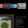 For Greenhouse Air Conditioner, 110-240V, 390 cfl - view 3