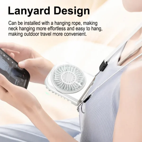 Free Foldable Neck Fan, 5 V, USB - view 3