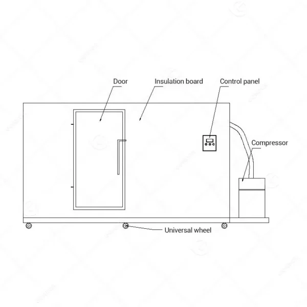 Freezer, 20ft, 220 V - view 6