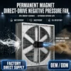 Frequency Negative Pressure Fan, Electric, Metal