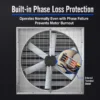 Frequency Negative Pressure Fan, Electric, Metal - view 4