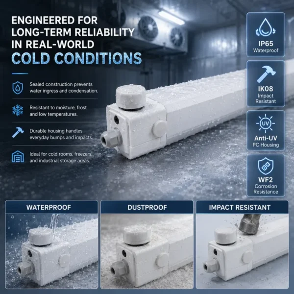 Frost Sensor Ready Freezer, IP65, LED, 20-60W, 5-Year - view 4