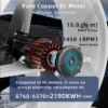 Frp Ventilation Exhaust Fan, FUJI, Axial - view 3