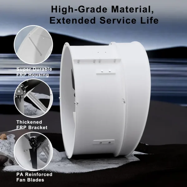 Frp Ventilation Exhaust Fan, FUJI, Axial - view 6