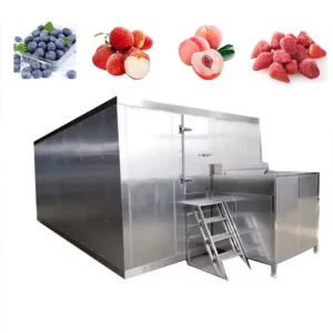 Fruit Quick-freezing Tunnel Freezer, IQF, 380 V, 5.6