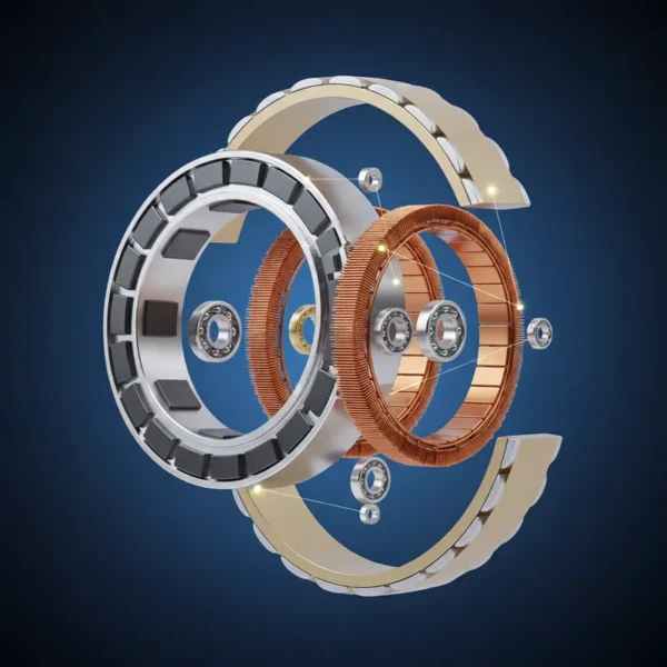 Fulling Motor, 60mm, 48V, 188W, Waterproof - view 5