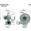 Fume Extractor, 550W, Centrifugal - view 6