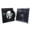 Gable Attic Ventilation Fan, 40W, Solar, Wall - view 2