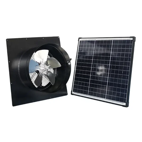 Gable Attic Ventilation Fan, 40W, Solar, Wall - view 2