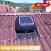 Gable Heat Exhaust Cooler, 14'', Solar, Ceiling, Roof