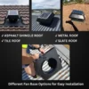 Gable Heat Exhaust Cooler, 14'', Solar, Ceiling, Roof - view 5