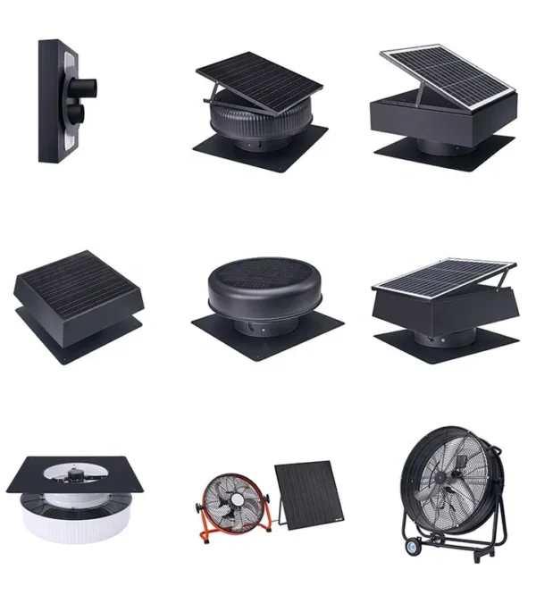 Gable Mount Solar Fan, 1800m3/h, 35W - view 6