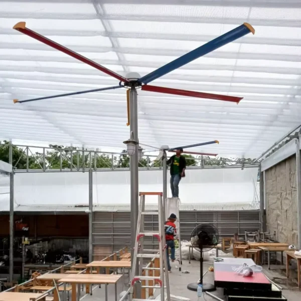 Garden Airpole Hvls Fan, 4.2m, 14ft