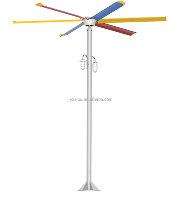 Garden Airpole Hvls Fan, 4.2m, 14ft - view 6
