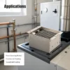 Gas Burner for Boiler, 20KW, Stainless, Steel