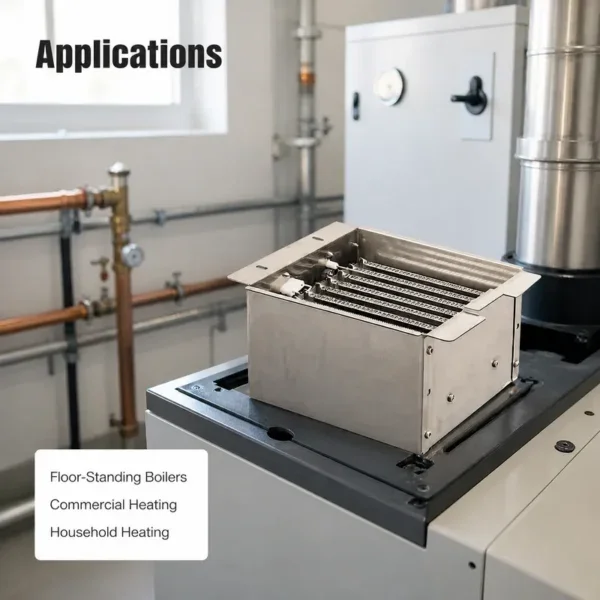 Gas Burner for Boiler, 20KW, Stainless, Steel