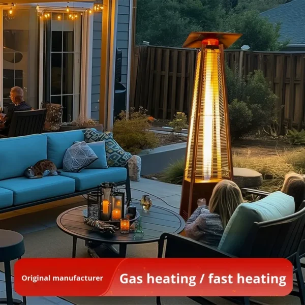 Gas Heater, 1000W, Steel - view 2