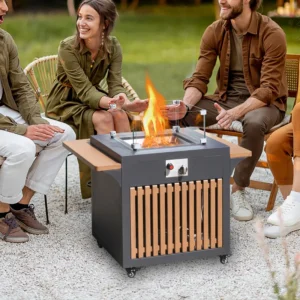 Gas Heater, FP-02, Aluminum, 360°