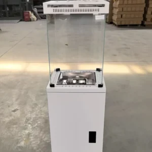 Gas Vertical Terrace Heater, Steel, Portable
