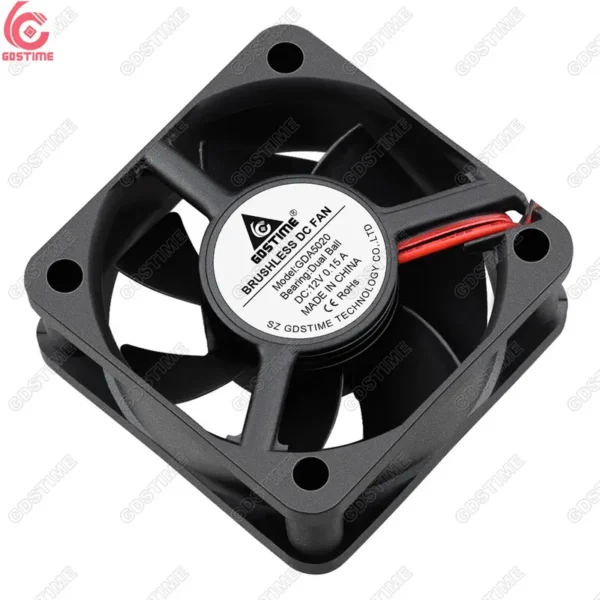 Gdstime Gda5020 Ball Bearing, 50mm, 50x50x20mm, 5v, 12v - view 5