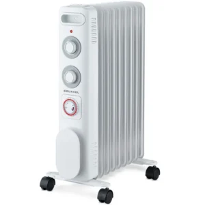 Grunkel Electric Oil-filled Radiator, 2000W, 2000 W, Metal