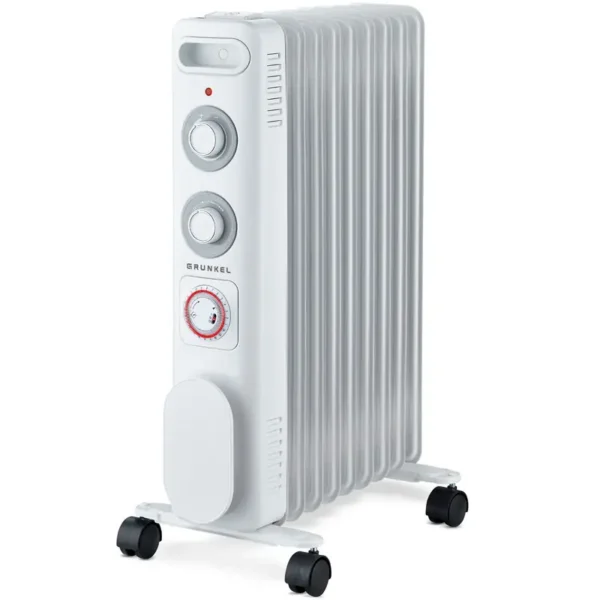 Grunkel Electric Oil-filled Radiator, 2000W, 2000 W, Metal