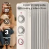 Grunkel Electric Oil-filled Radiator, 2000W, 2000 W, Metal - view 3