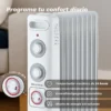 Grunkel Electric Oil-filled Radiator, 2000W, 2000 W, Metal - view 5