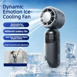 Hand-held Electric Cold Fan, USB, 4000mAh, Portable