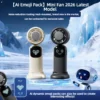Hand-held Electric Cold Fan, USB, 4000mAh, Portable - view 5