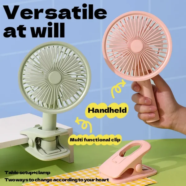 Hand Held Mini Fan, DD8025, Portable, USB - view 3