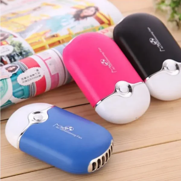 Handheld Desk Air Conditioner, Portable, 400mAh, USB - view 2