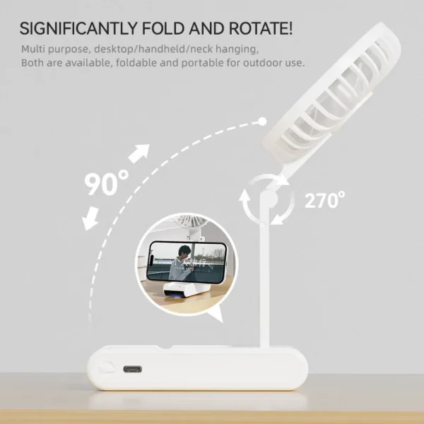 Handheld Fan, USB, Portable - view 5