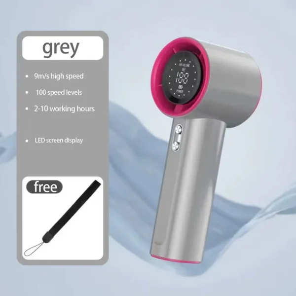 Handheld Foldable Portable Fan, USB, 4000mAh - view 2