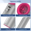 Handheld Foldable Portable Fan, USB, 4000mAh - view 4