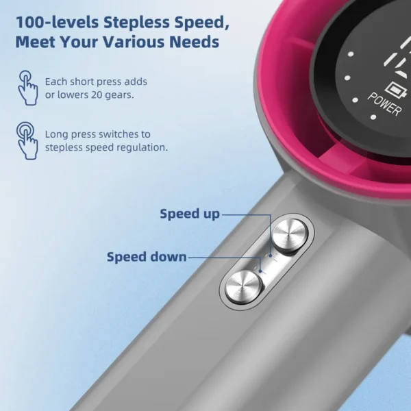 Handheld Foldable Portable Fan, USB, 4000mAh - view 5