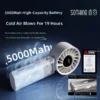 Handheld Folding Mini Fan, Portable, Brushless, USB - view 2