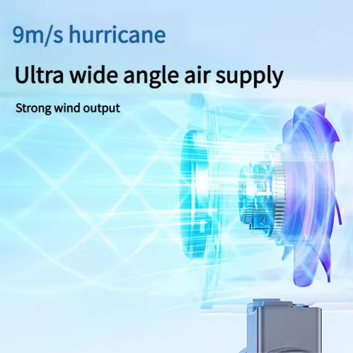 Handheld Hanging Neck Fan, YS-JF137, 3600mAh - view 2