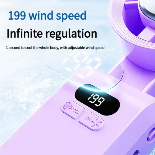 Handheld Hanging Neck Fan, YS-JF137, 3600mAh - view 3